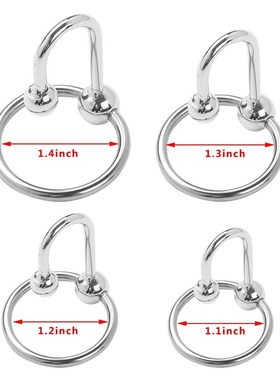 Metal Stainless Steel Cock Ring Male Circumcision Glans Fore