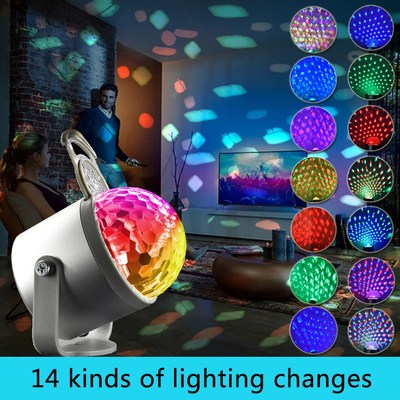 LED Disco Ball Light 9W Stage Magic Ball Light Water Pattern