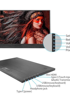 Portable monitor 15.6 inch touch screen pc IPS LCD Display 1