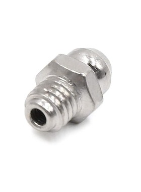 80pcs M6 x 1 Straight Nickel Plated Grease Nipple Fitting fo