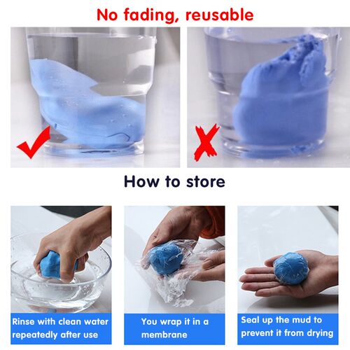 100/180g Car Cleaner Blue Magic Clay Bar Car Wash Auto Car C