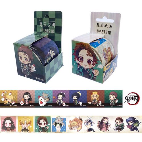 4CMx4M Anime Demon Slayer Kimetsu No Ya Washi Tape DIY Cart