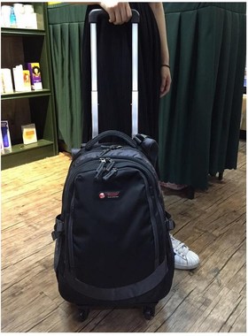 Large capacity waproof duffel bag universal wheel