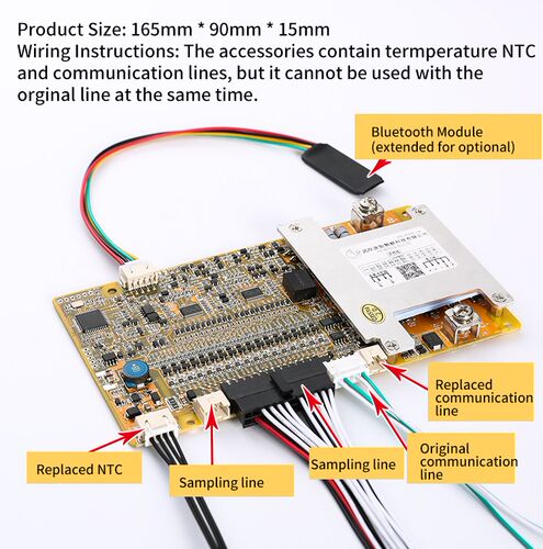NI BMS Lithium Battery Protection Board Electrical Motorcycl