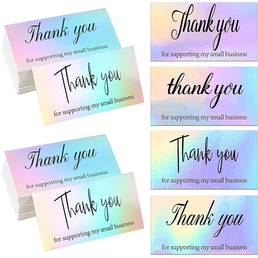 thank you for your order business cards shopping purchase th