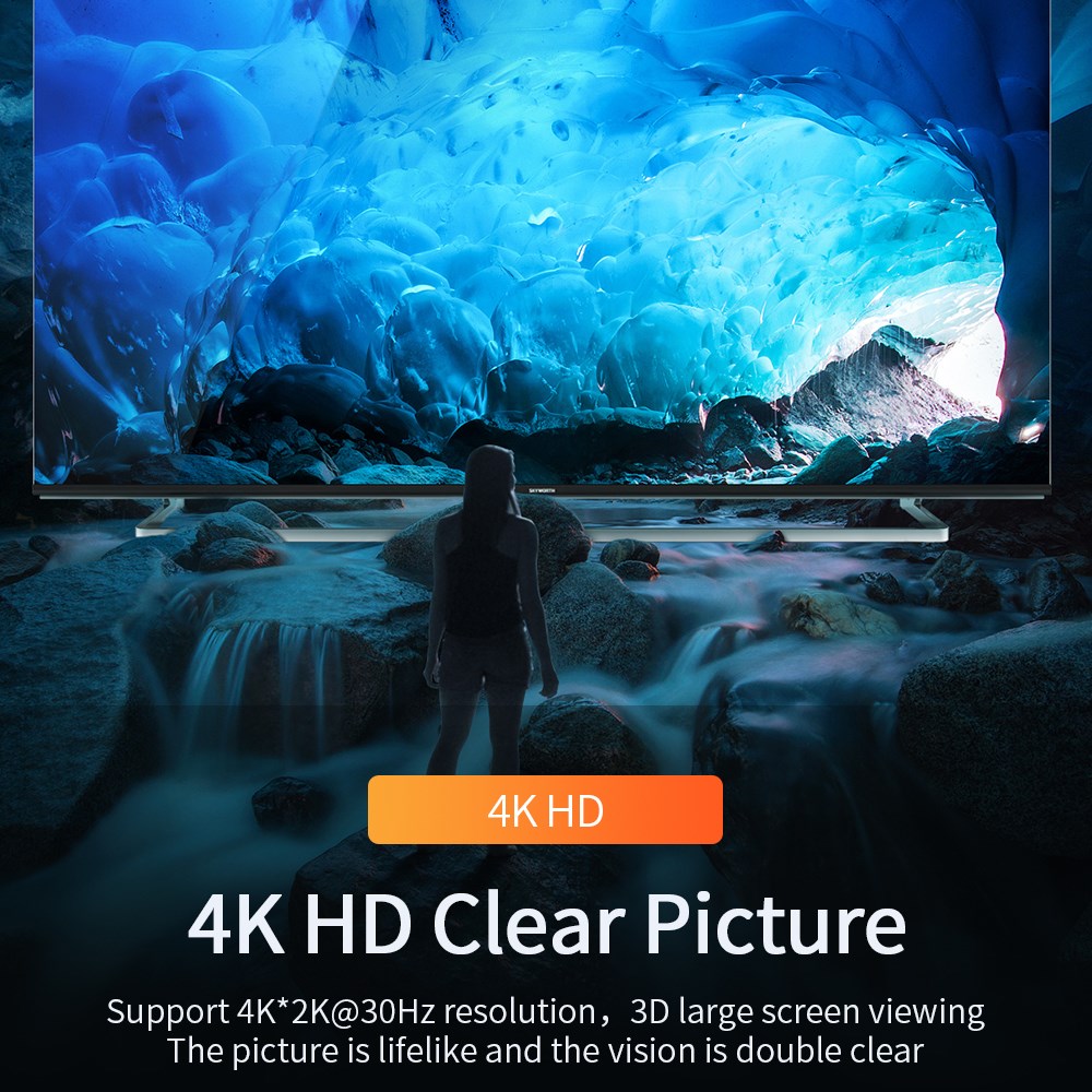 HDMI-compatible Splitter 4K HD Bi-Direction 2.0 1x2 2x1 Adap