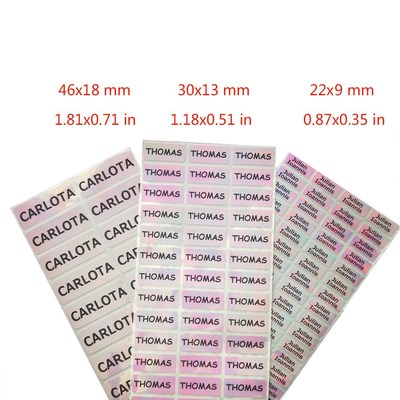 Colorful Personalized Name Stickers Students Labels Customiz