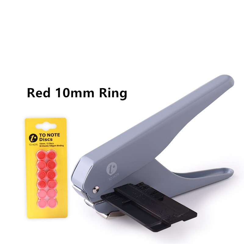Creative Mushroom Shape Hole Punch Disc Ring T-type Puncher