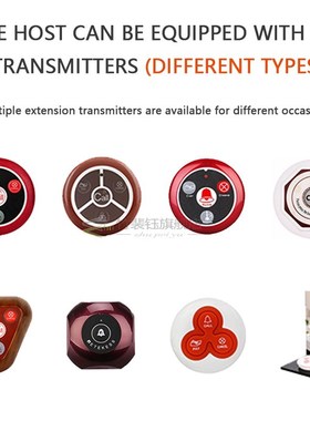 Call Customer Service Restaurant Pager Counter Screen Host