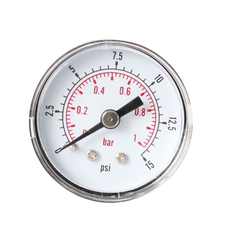 Pressure Gauge 40mm 1/8 BSPT Rear Back 15,30,60.100,160,300
