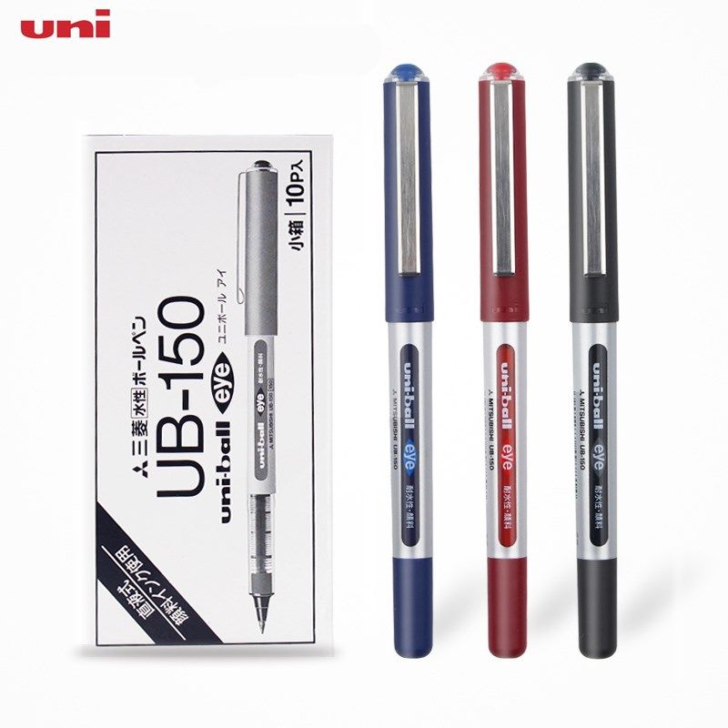 5/10pcs Uniball Eye UB150 Gel Pen Set Micro 0.5mm Black Red