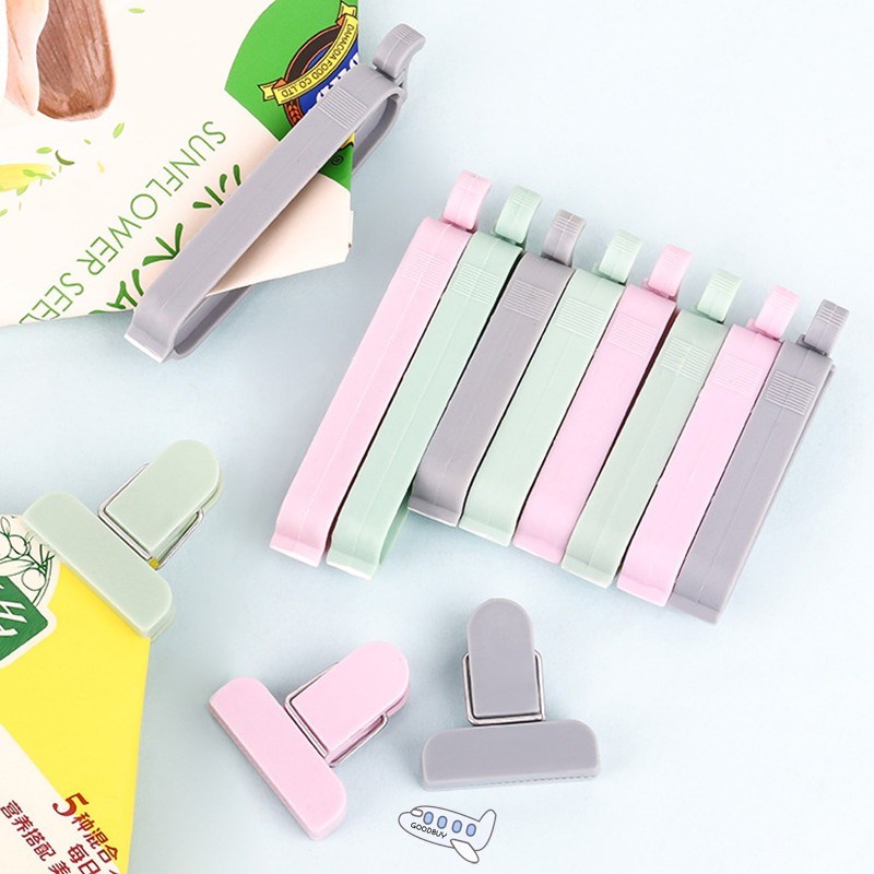 12Pcs/set Plastic Bag Sealer Snack Fresh Food Storage Bag Cl