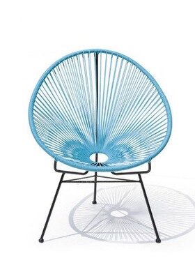 Nordic Rattan Chairs Outdoor Balcony Recliner Living Room Ca