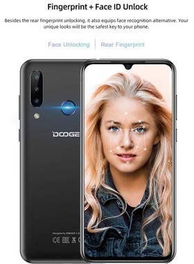 DOOGEE N20 Mobilephone print 6.3inch FHD+ Display 16MP Tripl