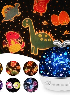 Colorful Projector Lamp and Night Light 2 in 1 Universe Star