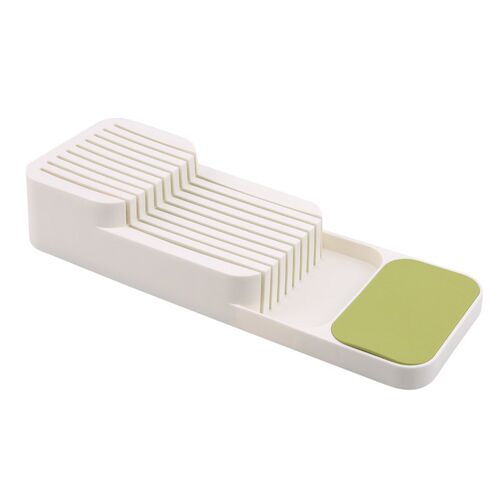Knife Block Holder Plastic  Cutlery Drawer Organizer Tray Ut