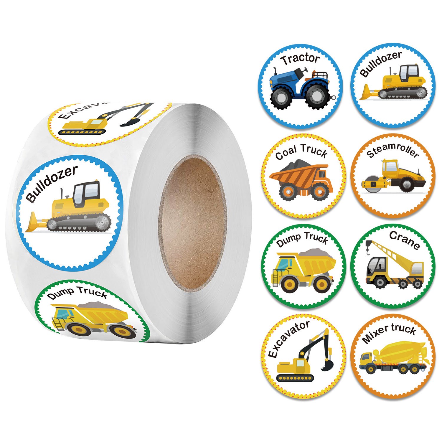 1 inch Cute Words Stickers for Kids Teacher Reward Stickers