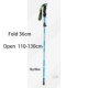 Section Portable Outdoor Trekking Camping Fold Poles Walki