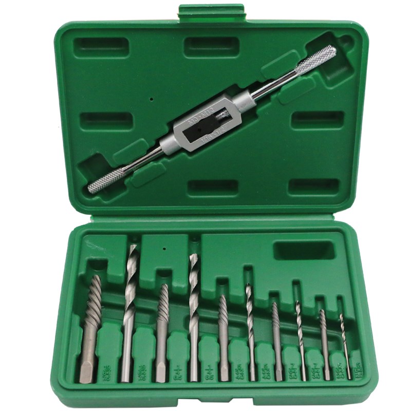11 In 1 Drill Bits Screw Extractor With Box Twist Drill Bits