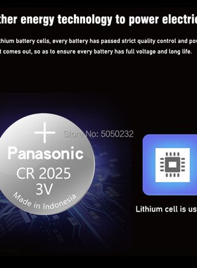 30Pcs 3V CR2025 ECR2025 LM2025 DL2025 BR2025 Button Coin Cel