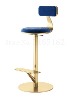 Net red photo high chair Nordic home ins light luxury rotati