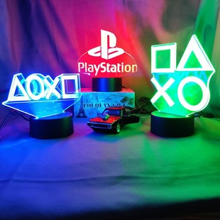Gaming Room Desk Setup Lighting Decor LED Night Lamp on the