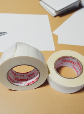 双面胶高粘度耐高温四维鹿头牌DT4A撕不断PET透明胶带 手板专用