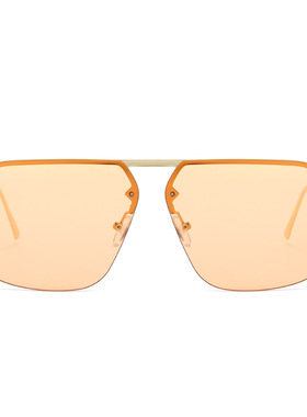 日本portney bell热款时尚飞行员太阳镜  欧美复古窗帘半框百搭