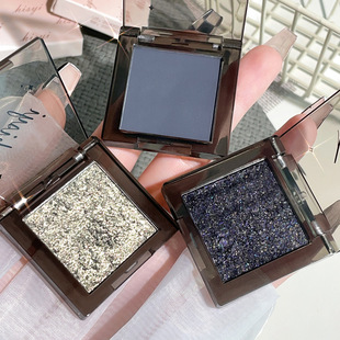 新款推荐HISYI黑色单色眼影细闪哑光珠光烟熏欧美甜酷自然显色