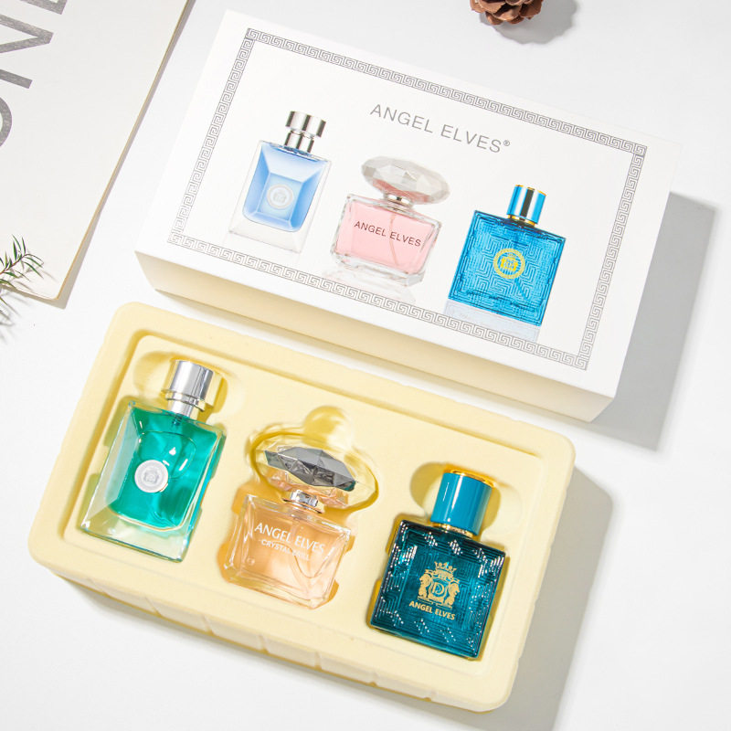 新款推荐angelelves男女士香水套装持久淡香爱神金钻粉钻同名越南