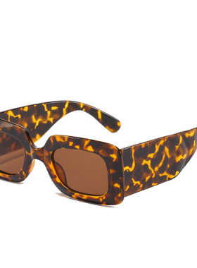 日本portney bell新款方框太阳镜 欧美个性宽腿眼镜 米兰时尚