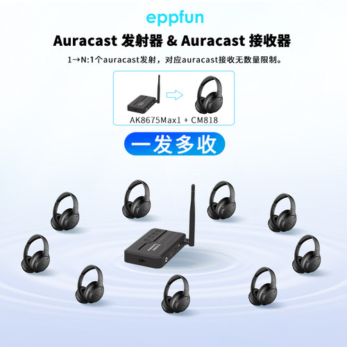 一发多收发射器+耳机组合
