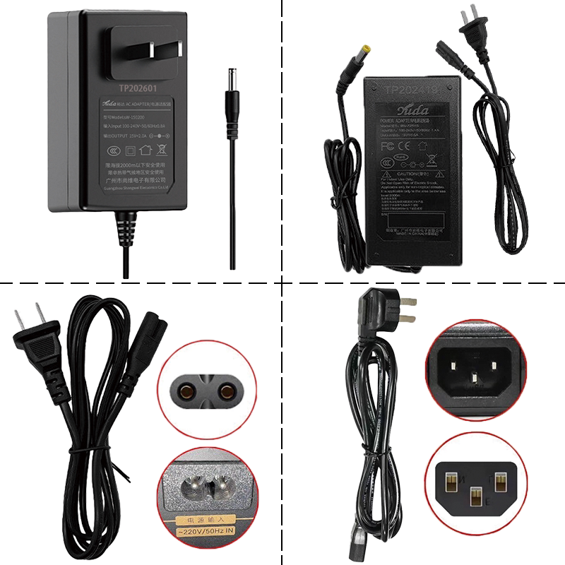 JBL音响充电器15V2A 15V3A电源适配器 15V4A 15V5A 8字尾
