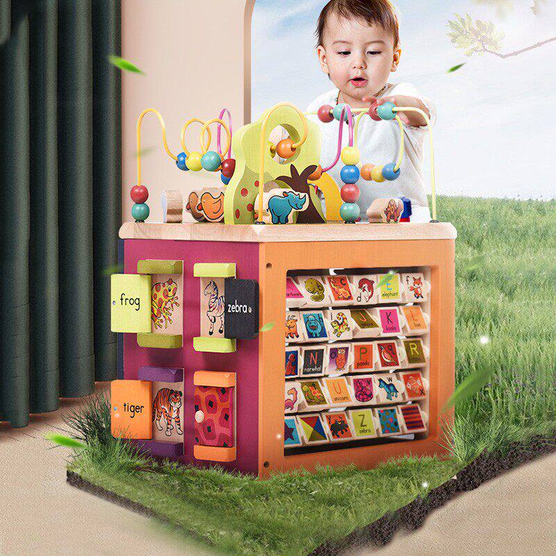 比乐btoys儿童六面体百宝