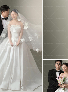 高级感渐变灰色影楼婚纱摄影拍照背景布简约简单加厚可定制喷绘高清大尺寸无纺布MH-1892