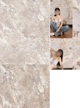 复古墙壁灰色影楼婚纱背景布破墙个性创新小众商拍写真背景纸仿手绘肌理模特少女拍照油画背景布MH-1155