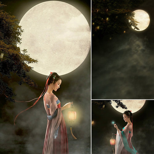 油画背景布可定制尺寸