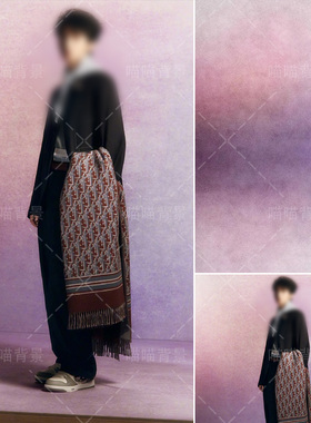 紫红色晕染纹理肌理春秋商拍杂志人像产品摄影拍照背景布室内影棚氛围感艺术写真文艺高端喷绘复古MH-2600