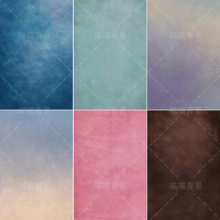 红色蓝色肌理油画布卡其色影楼婚纱摄影拍照背景布不反光可定制粉色肌理纹理中国风喷绘高端背景墙