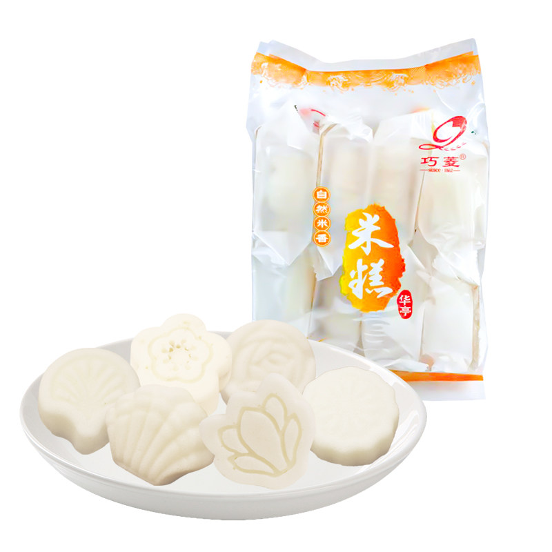 巧菱米糕 160g原味桂花味蔓越莓味米糕 手工造休闲零食