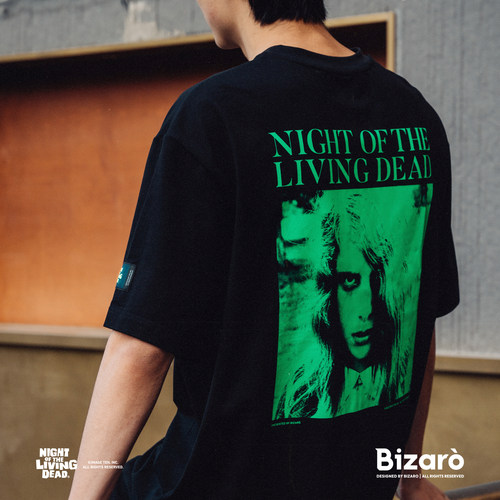 Bizaro恐怖片联名落肩短袖T恤