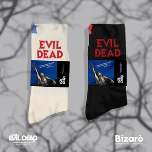 恐怖电影 Cult BIZAROx鬼玩人 电影联名男女街头中筒袜