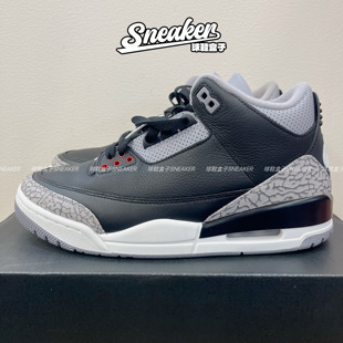 Air Jordan 3 运动休闲鞋 潮流复古抓地支撑缓震 DN3707-010