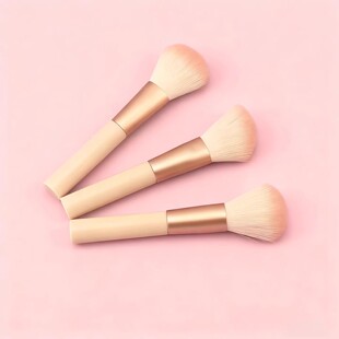 日式腮红刷散粉刷亚粉便捷短柄散粉修容化妆刷不吃粉初学者彩妆刷