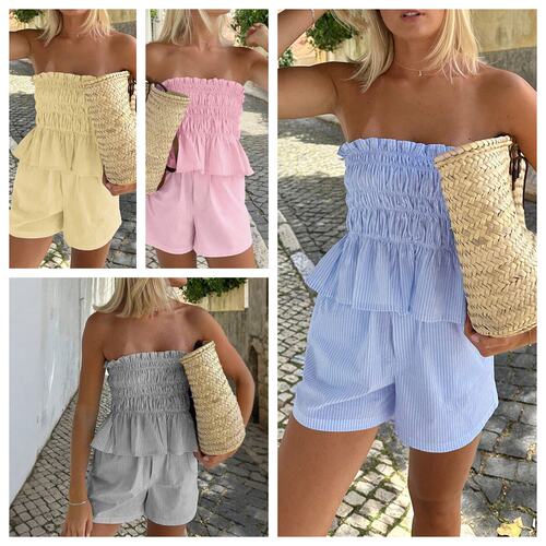 条纹女套装Summertwon'