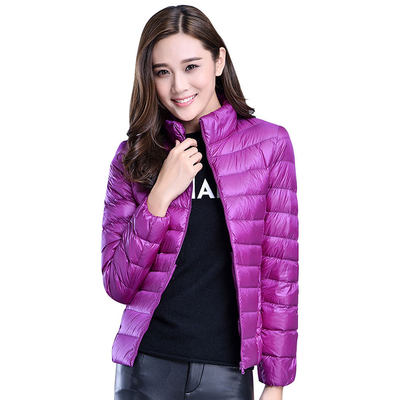 女士休闲薄款羽绒服Women