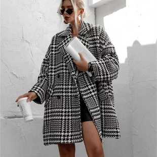 sleeve women loose fashion Ladies long coat Jacket女 clothes