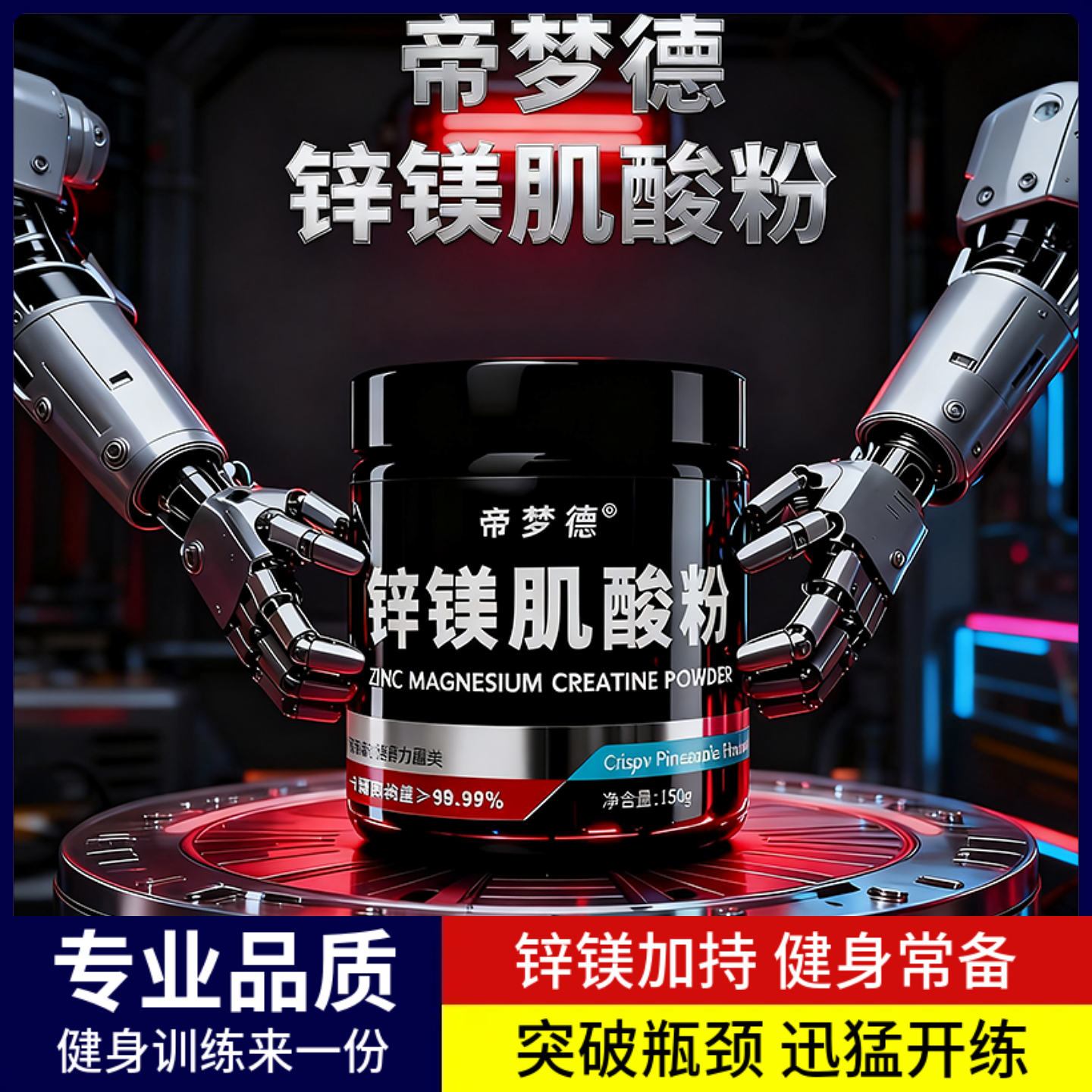 99.99%高纯一水肌酸锌镁肌酸粉