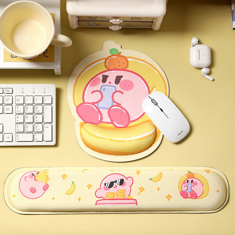 可爱卡通新款星之卡比游戏护腕垫
