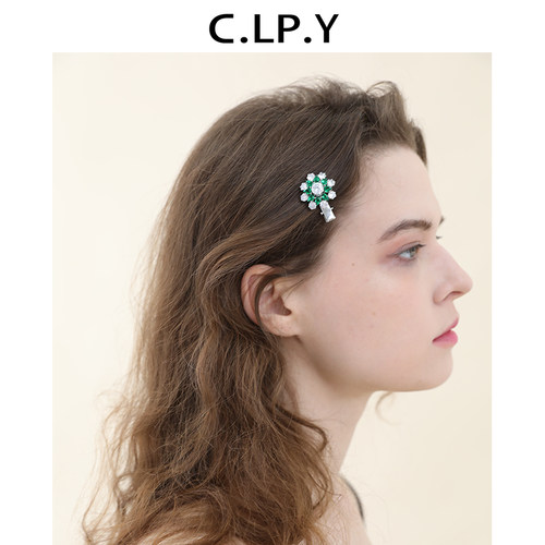 CLPY人间富贵花朵发夹